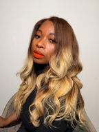 20 bouncy Vietnamese ombré wig