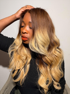 20 bouncy Vietnamese ombré wig